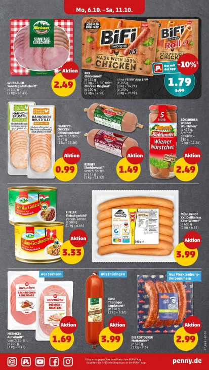 Penny Angebote ab 06.10.25 bis 11.10.25