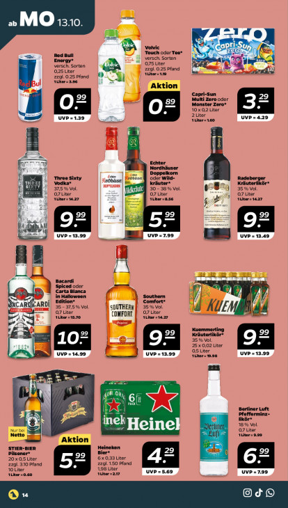 Netto Angebote ab 13.10.25 bis 18.10.25