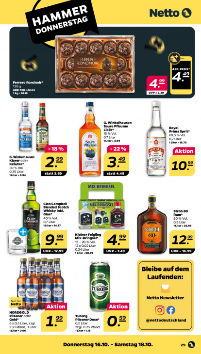 Netto Angebote ab 13.10.25 bis 18.10.25