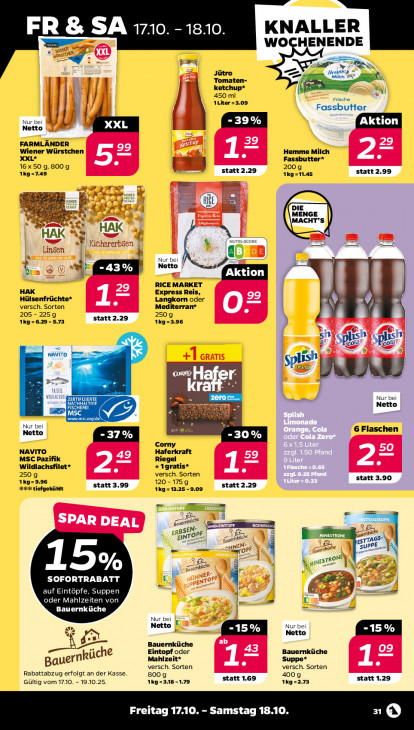 Netto Angebote ab 13.10.25 bis 18.10.25