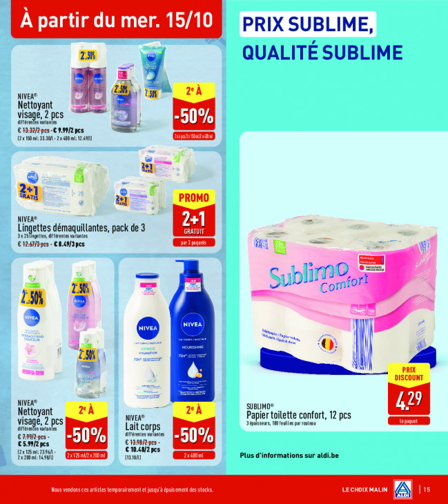 Aldi Dépliant 13.10.2025