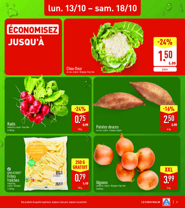 Aldi Dépliant 13.10.2025