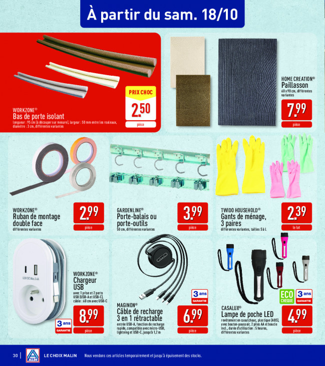 Aldi Dépliant 13.10.2025