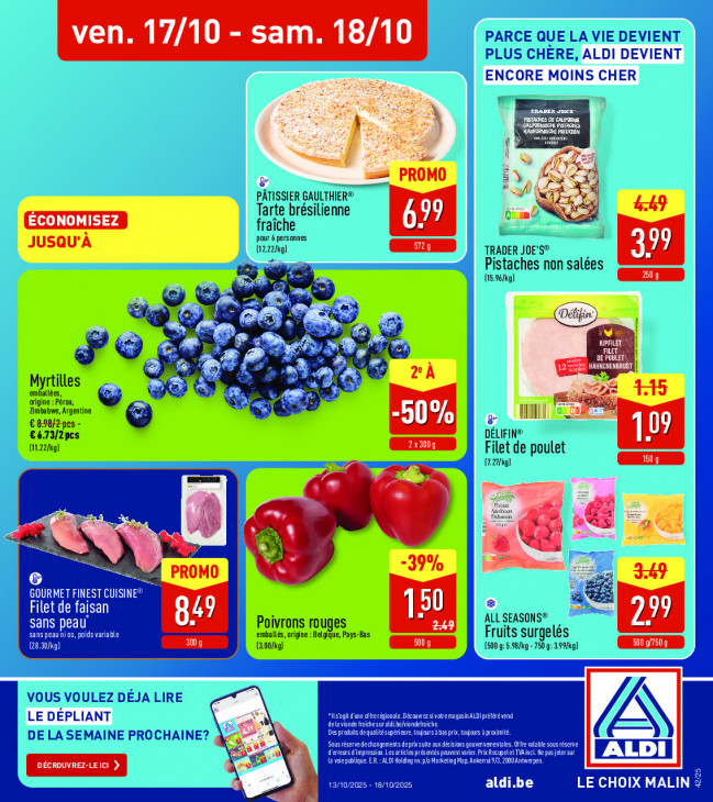 Aldi Dépliant 13.10.2025