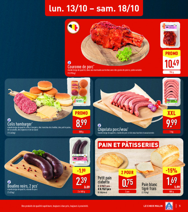 Aldi Dépliant 13.10.2025
