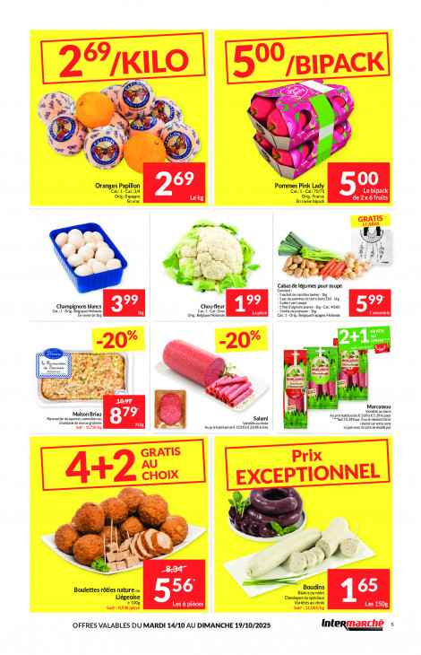 Intermarché Dépliant 14.10.2025