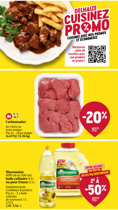 Delhaize Dépliant 09.10.2025