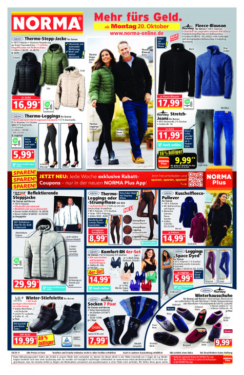 Norma Angebote ab 20.10.25 bis 25.10.25