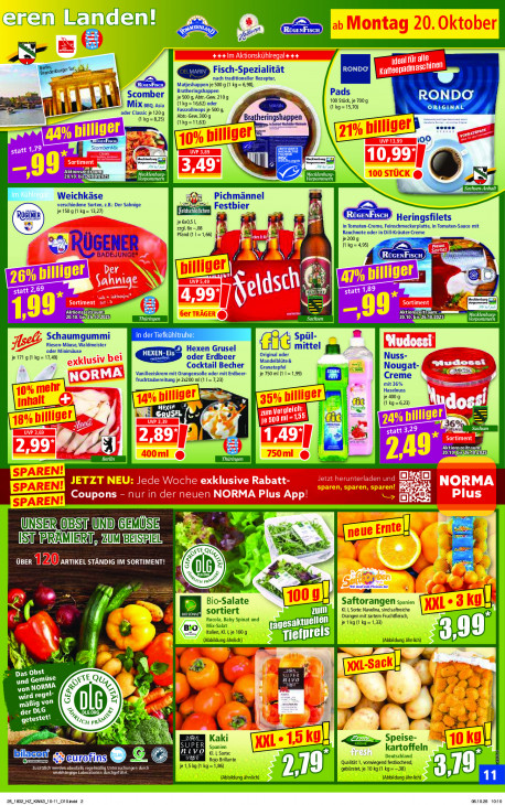 Norma Angebote ab 20.10.25 bis 25.10.25