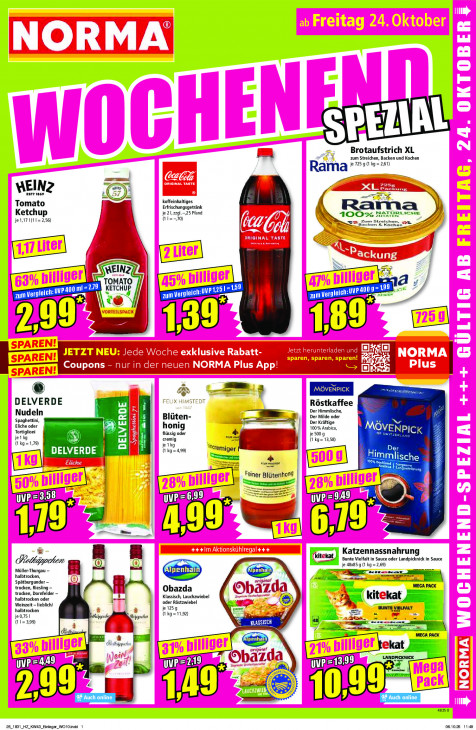 Norma Angebote ab 20.10.25 bis 25.10.25