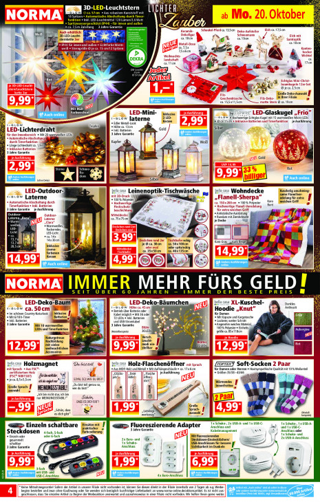 Norma Angebote ab 20.10.25 bis 25.10.25