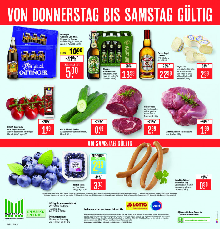 Marktkauf Angebote ab 13.10.25 bis 18.10.25