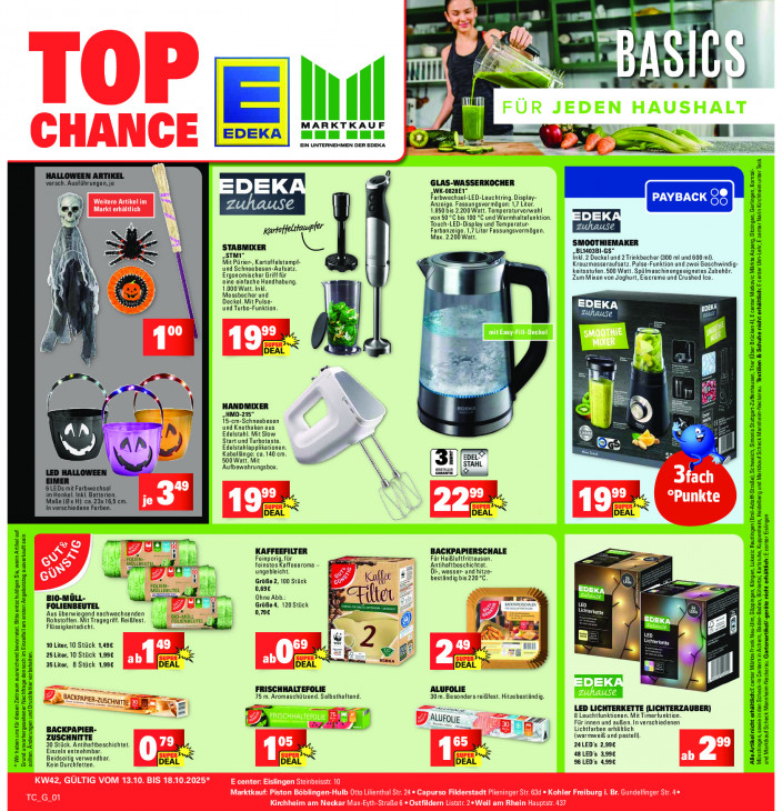 Marktkauf Angebote ab 13.10.25 bis 18.10.25
