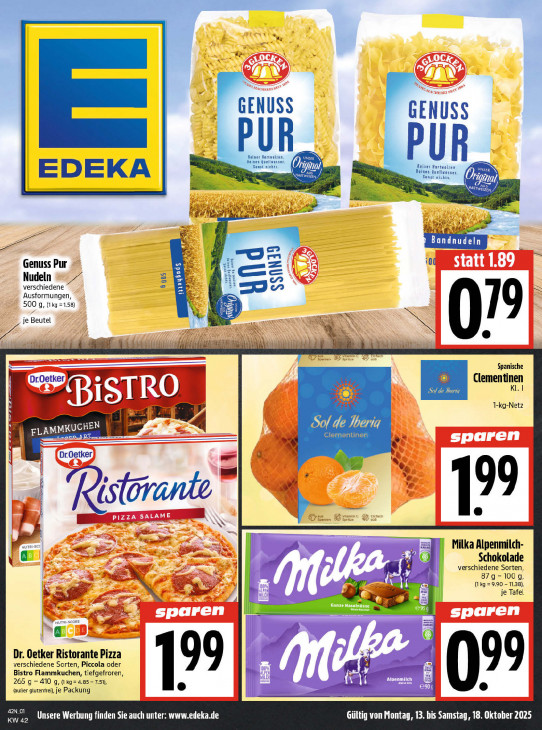 Edeka Angebote ab 13.10.25 bis 18.10.25