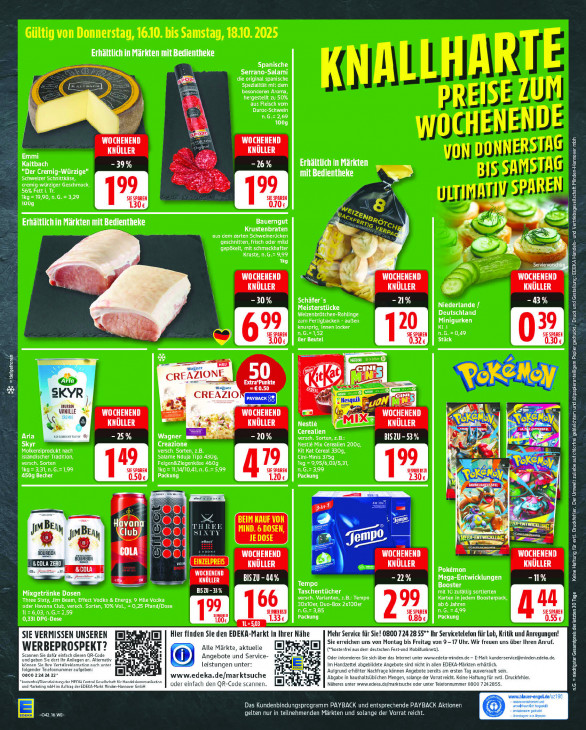Edeka Angebote ab 13.10.25 bis 18.10.25