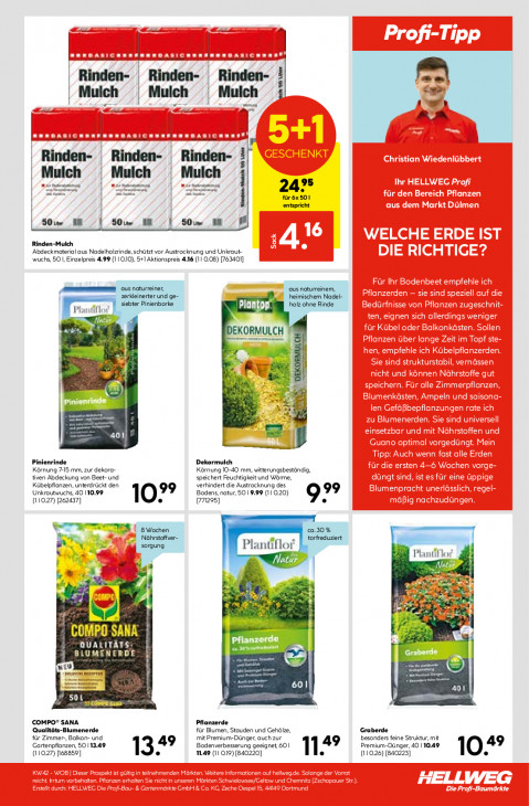Hellweg Baumarkt Angebote ab 13.10.25 bis 18.10.25
