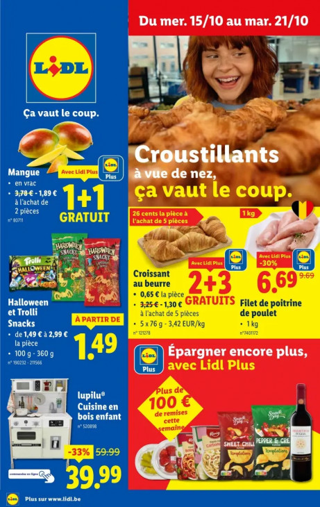 Lidl Dépliant 15.10.2025