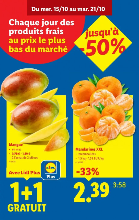 Lidl Dépliant 15.10.2025