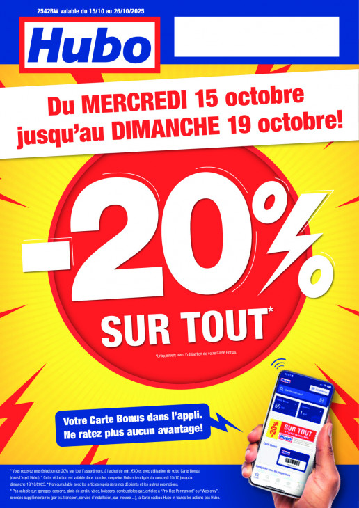 Hubo Dépliant 15.10.2025