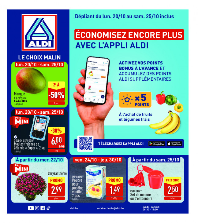 Aldi Dépliant 20.10.2025