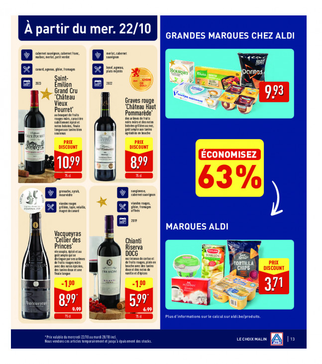Aldi Dépliant 20.10.2025