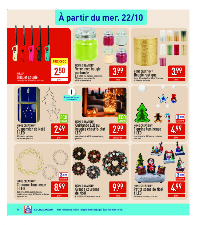 Aldi Dépliant 20.10.2025