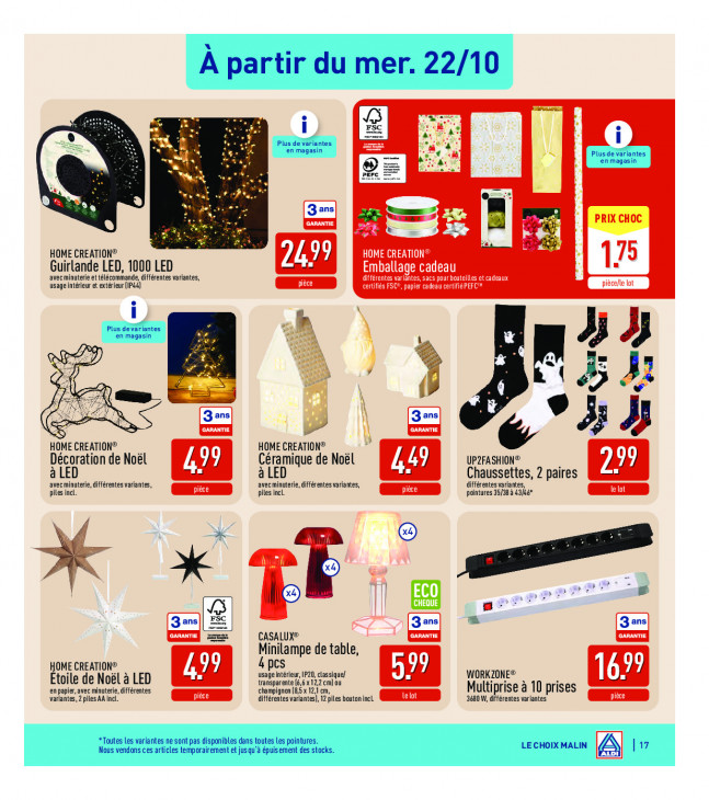 Aldi Dépliant 20.10.2025