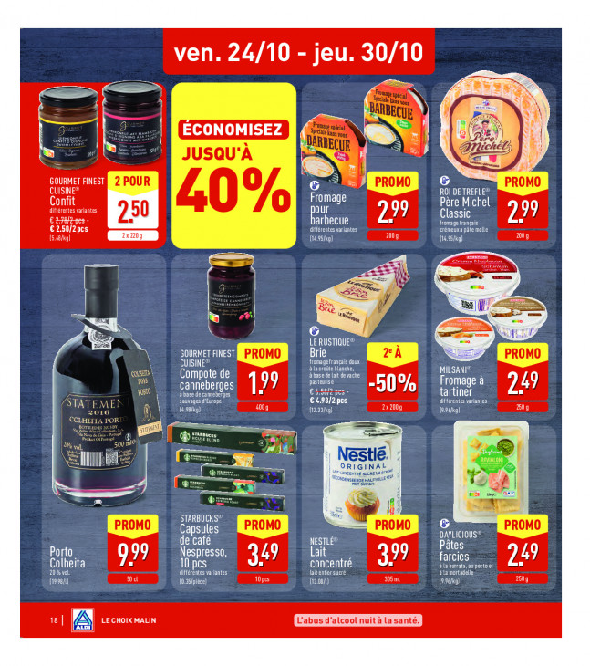 Aldi Dépliant 20.10.2025
