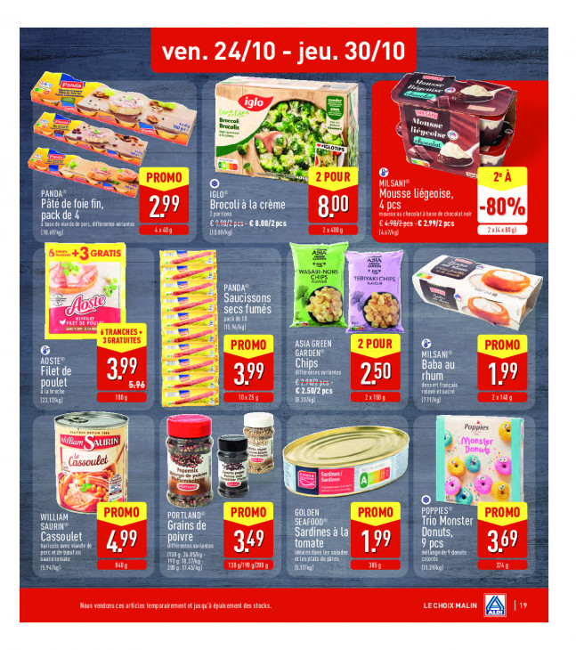 Aldi Dépliant 20.10.2025