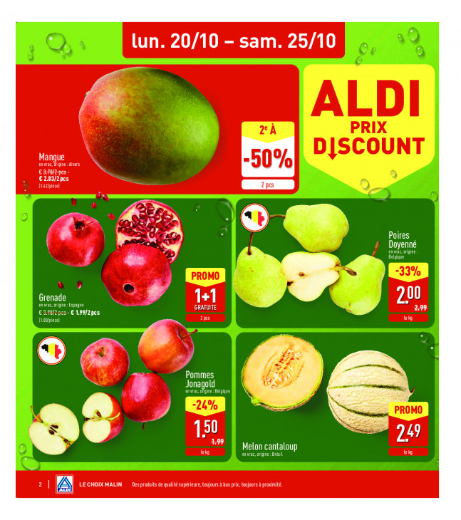Aldi Dépliant 20.10.2025