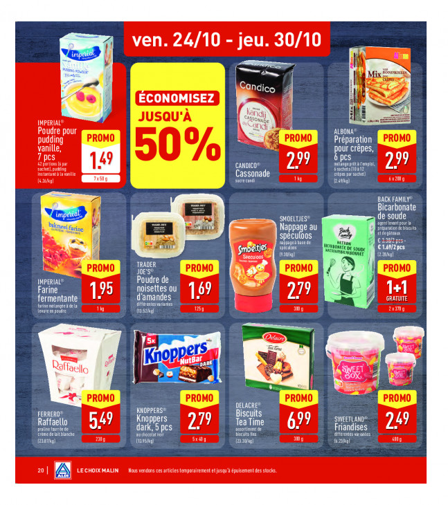 Aldi Dépliant 20.10.2025