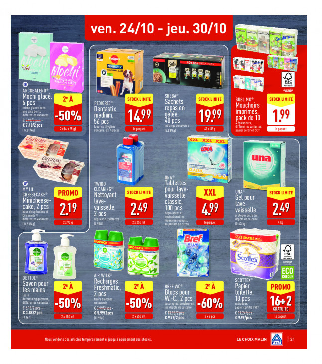 Aldi Dépliant 20.10.2025