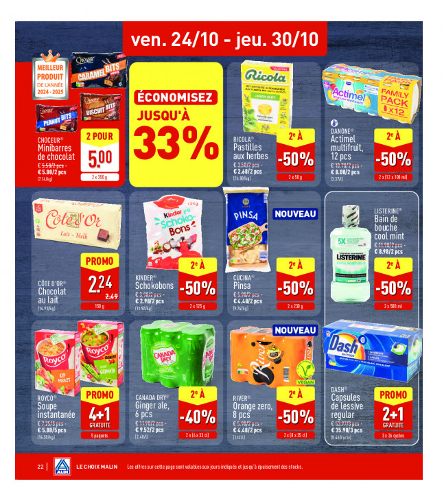 Aldi Dépliant 20.10.2025