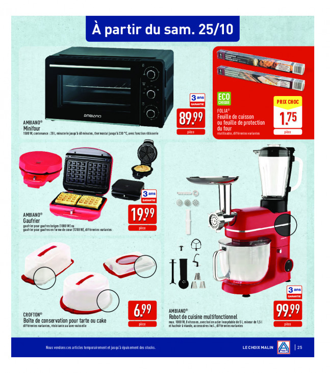 Aldi Dépliant 20.10.2025