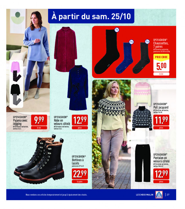 Aldi Dépliant 20.10.2025