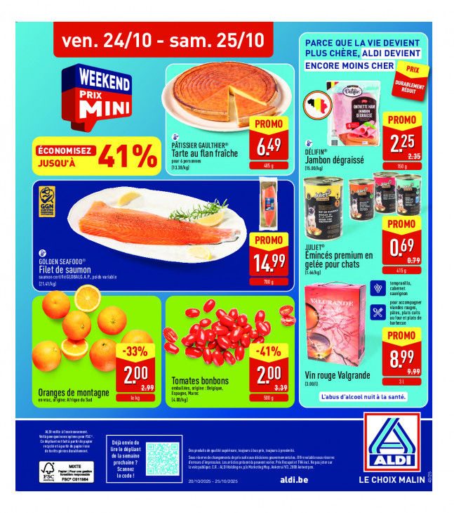 Aldi Dépliant 20.10.2025