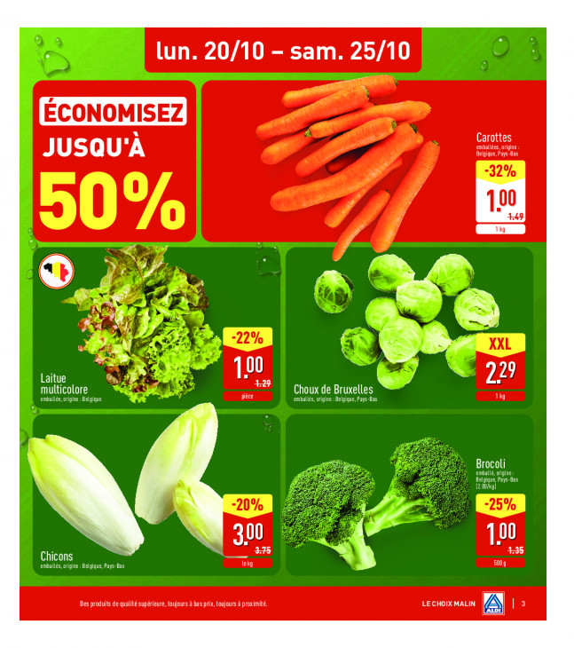 Aldi Dépliant 20.10.2025