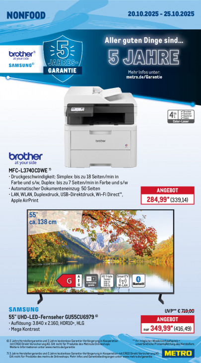 Metro Angebote ab 20.10.25 bis 25.10.25