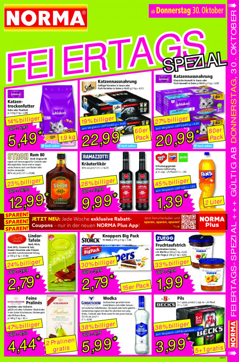 Norma Angebote ab 27.10.25 bis 01.11.25