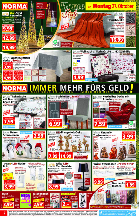 Norma Angebote ab 27.10.25 bis 01.11.25
