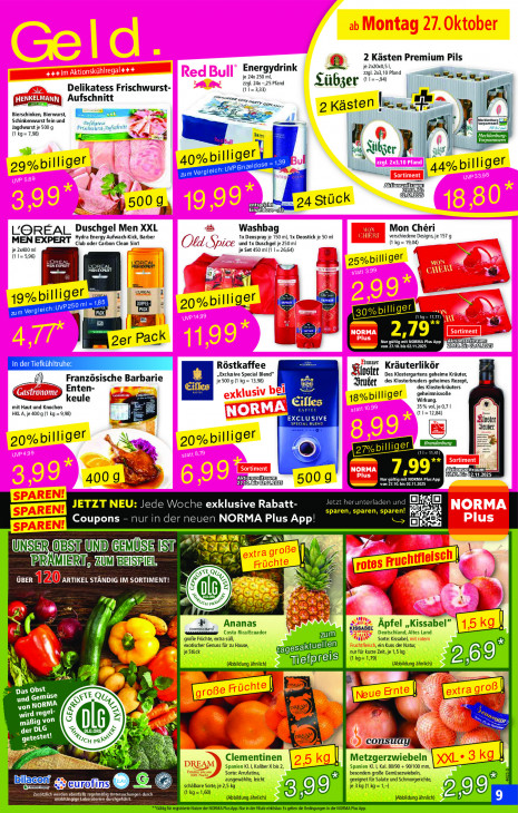 Norma Angebote ab 27.10.25 bis 01.11.25