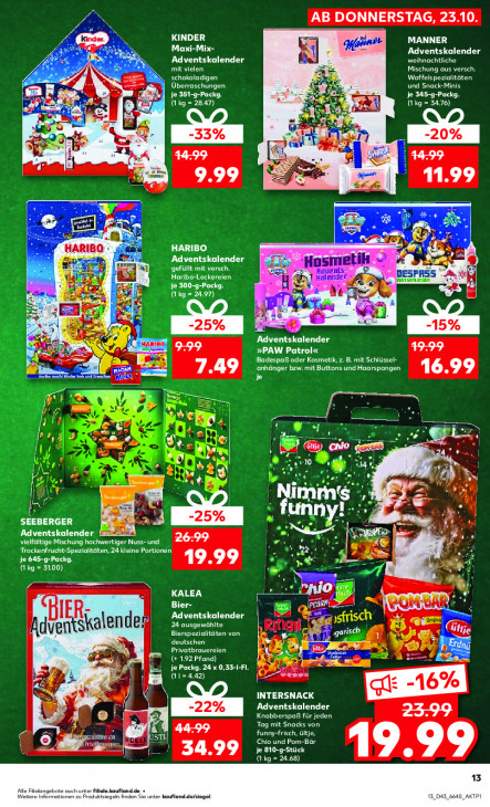 Kaufland Angebote ab 23.10.25 bis 29.10.25