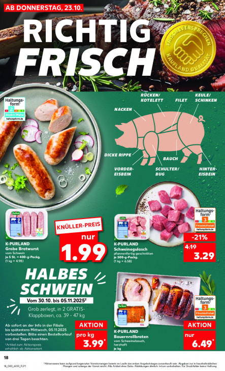 Kaufland Angebote ab 23.10.25 bis 29.10.25