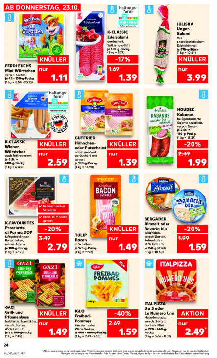 Kaufland Angebote ab 23.10.25 bis 29.10.25