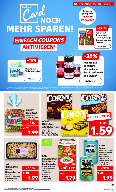 Kaufland Angebote ab 23.10.25 bis 29.10.25