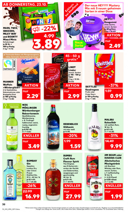Kaufland Angebote ab 23.10.25 bis 29.10.25