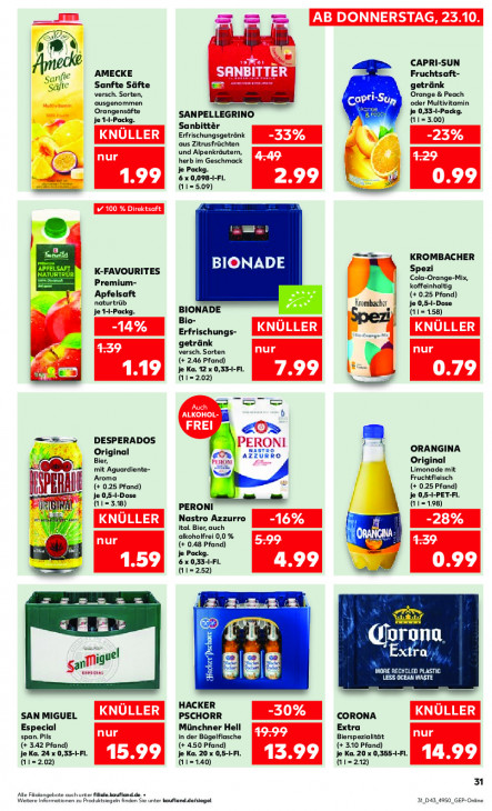 Kaufland Angebote ab 23.10.25 bis 29.10.25