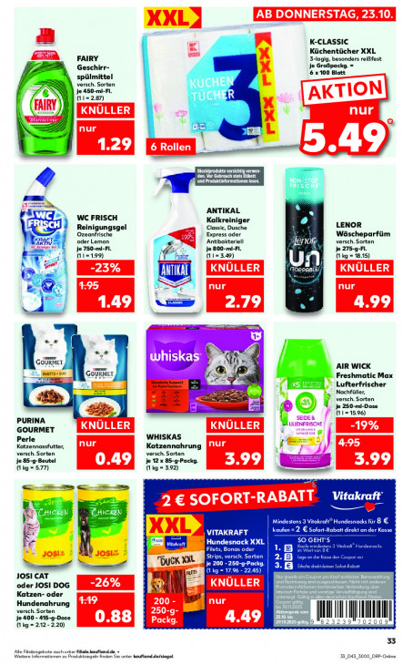 Kaufland Angebote ab 23.10.25 bis 29.10.25