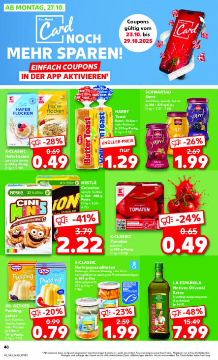 Kaufland Angebote ab 23.10.25 bis 29.10.25