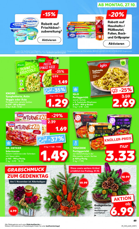Kaufland Angebote ab 23.10.25 bis 29.10.25